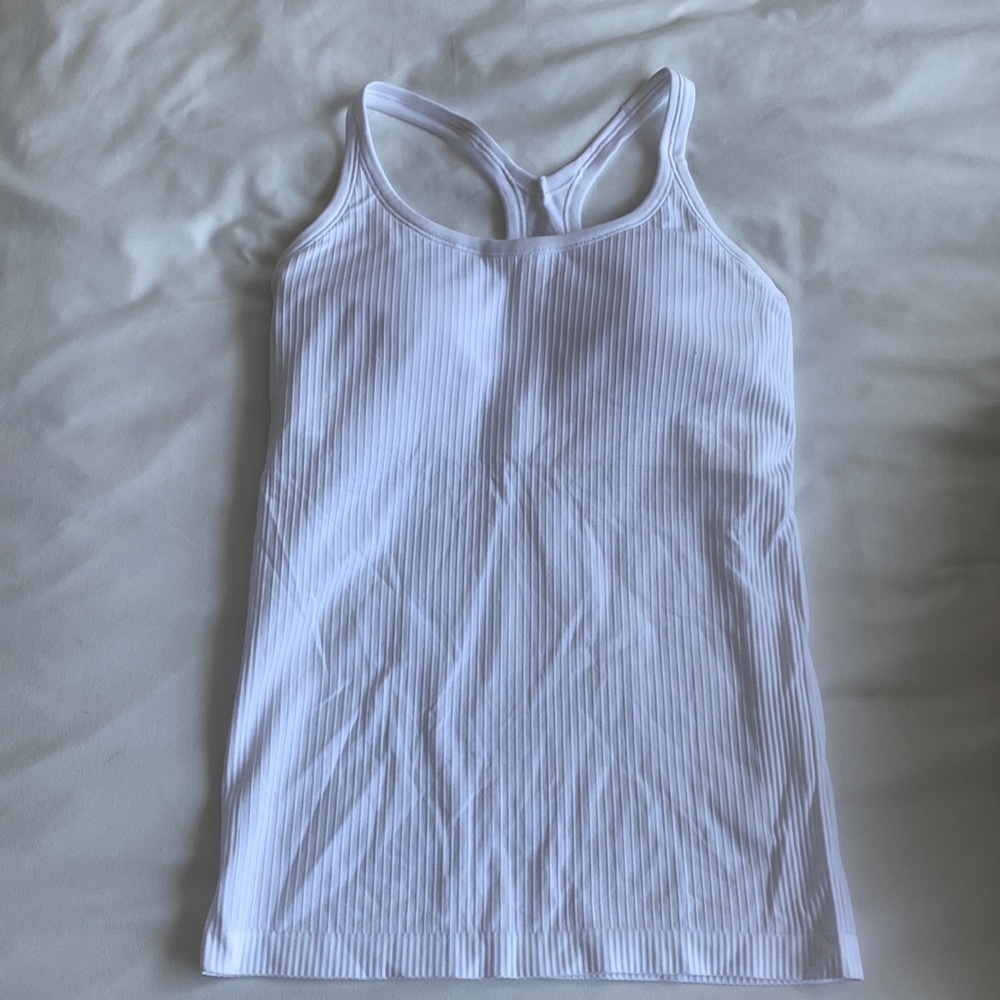 White lululemon tank